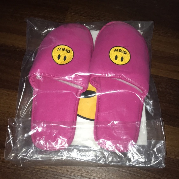 Drew House Mascot Logo Slippers w/Dust Bag NEW - Picture 6 of 7